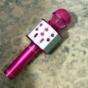 Pink Wireless Karaoke Microphone